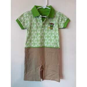 The Littlest Golfer Bermuda Romper Size 18 months